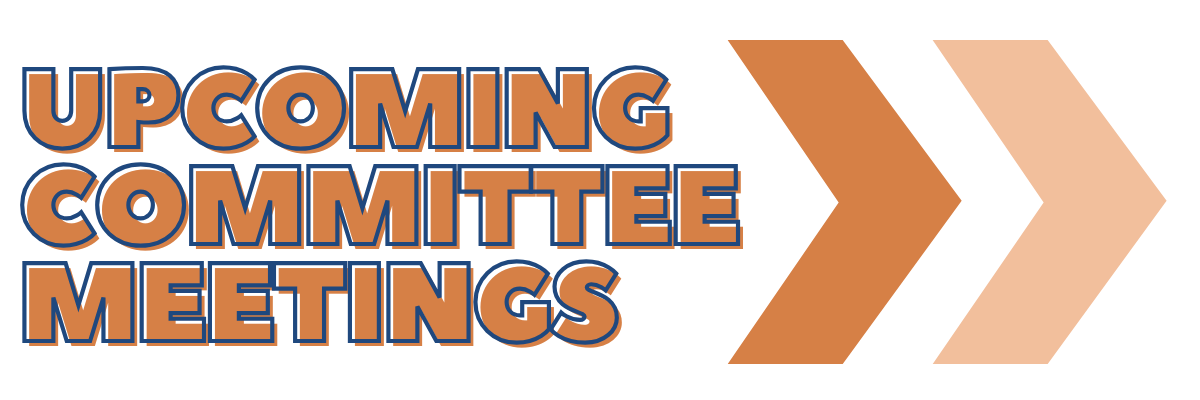 Upcoming committee meeting
