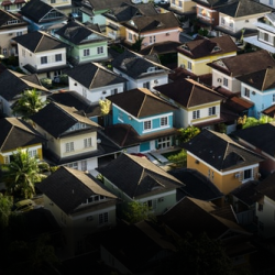 rows of houses